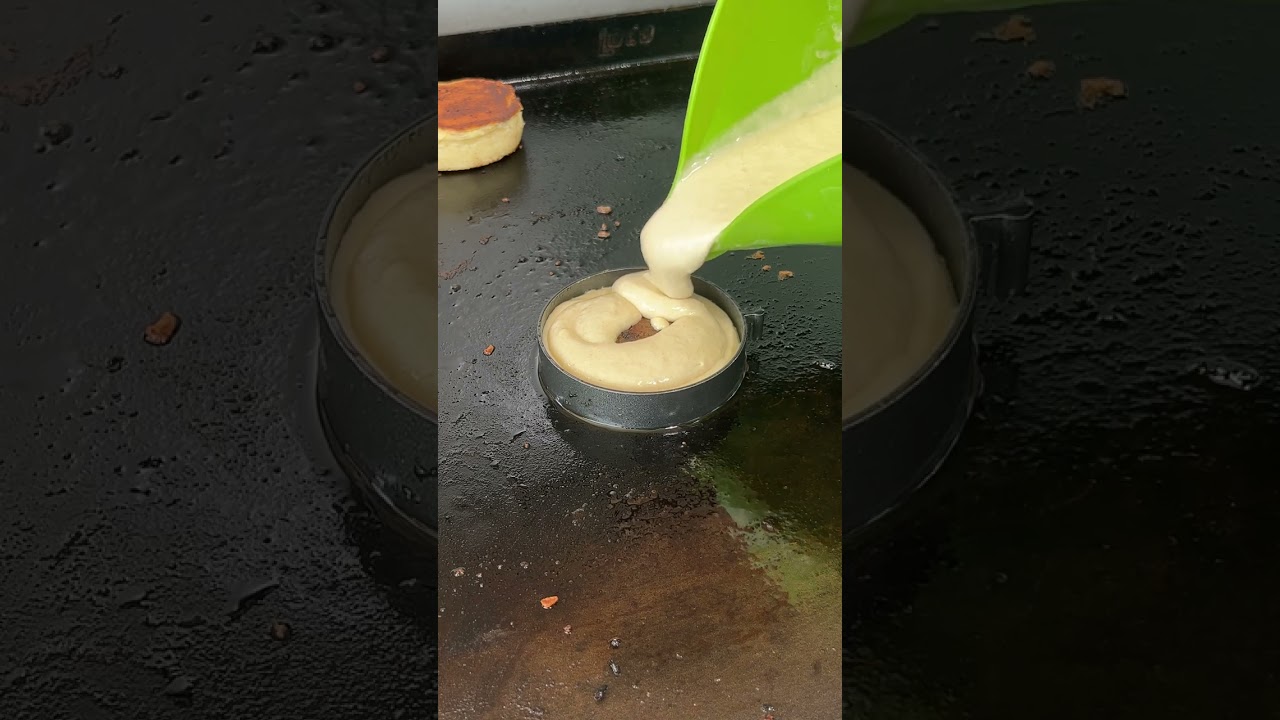 Handheld sausage and pancakes in one! 