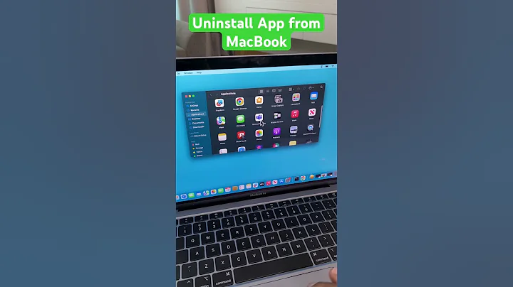 How to uninstall an app from a MacBook
