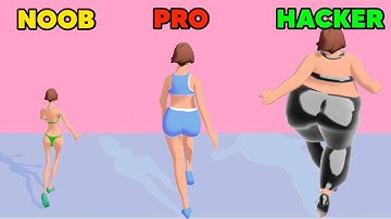 NOOB vs PRO vs HACKER in Body Race