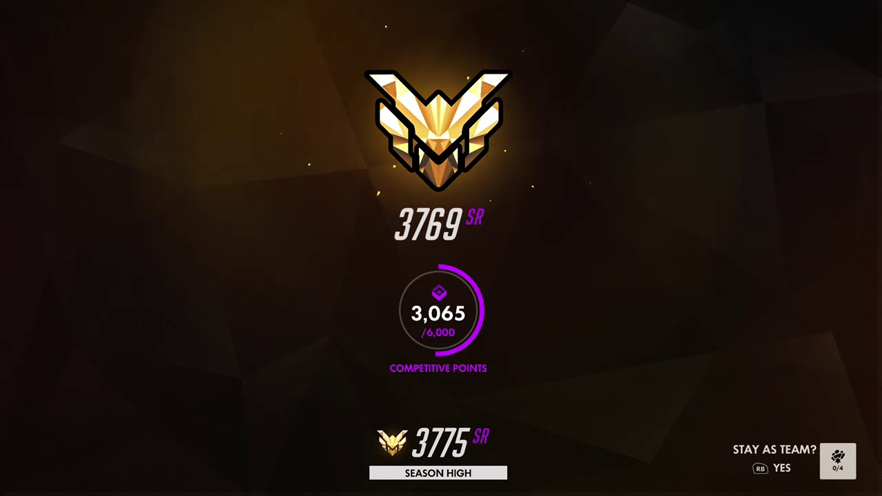 (XB1) Overwatch Competitive CTF *TOP 500 BATTLE*