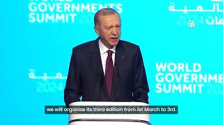 He R T Erdoğan President Of Türkiye Spoke About At The World Government Summit 2024