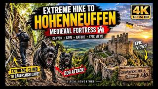 I Found a Medieval Fortress After an Extreme Canyon Climb 🏰 | Hohenneuffen | 4K POV Guide