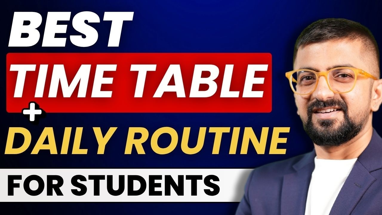Best Time Table for CA Students | Best Study Time, Diet, Routine, Exercise,Study Plan | Neeraj Arora