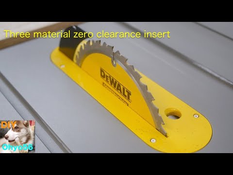 zero clearance insert