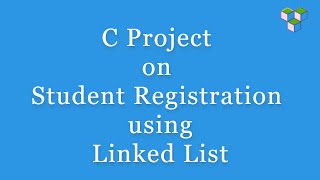 C project on student registration using linked  list