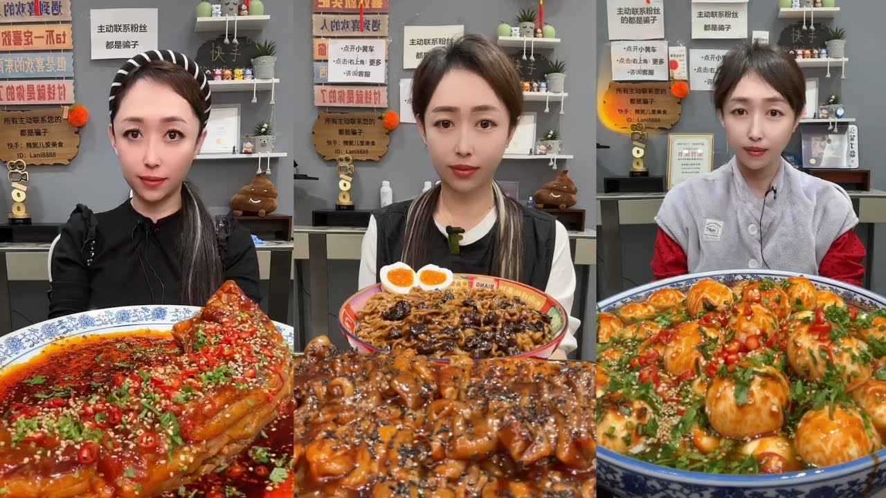 Mukbang #62 : Eat pig brain belly pork 🍖🍖, ,Noodles🍜🍜..#belly #mukbang #eatingshow #food 