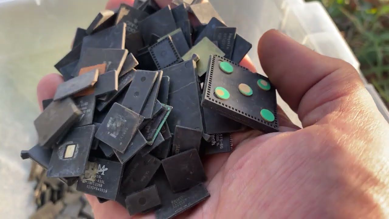 Altın Çıkartma  13 kilo entegreden nasıl altın çıkartılır