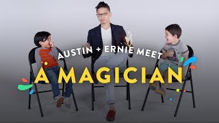 Kids Meet a Magician (Austin & Ernie) | Kids Meet | HiHo Kids