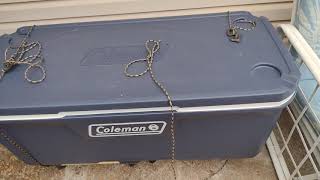 COLEMAN 159 Cooler Lid Warped