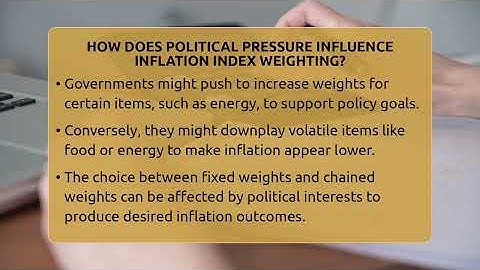 How Does Political Pressure Influence Inflation Index Weighting? - Inflation Insight Channel
