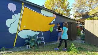 Fun for Anyone! The making of a mural