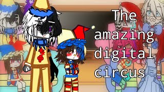 The amazing digital circus react to (4/4) (9/1) gacha club