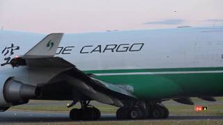 Jade Cargo 747-400F Takeoff in Luxembourg
