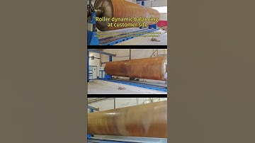JP: 15T Roller Dynamic Balancing at Customer Site