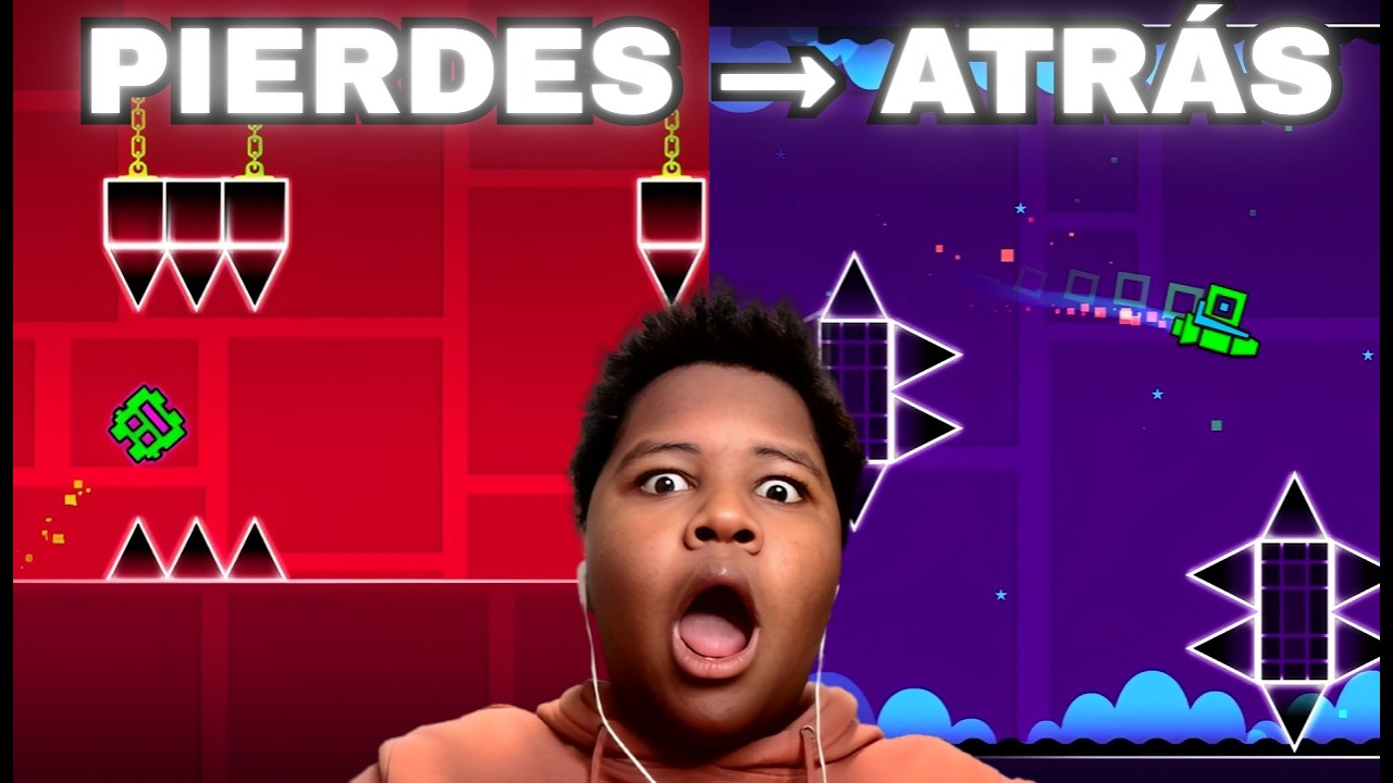 Geometry Dash #14: Cada ERROR = -1 NIVEL 💀⬇️ - YouTube