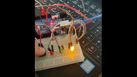Tinkercad ile Arduino Dersleri 12 - Buton Tıklama Sayma/Buton ile Kayan Led ||Button Click Counting