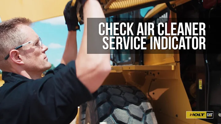 HOLT CAT Quick Tips - Small Wheel Loader Engine Compartment