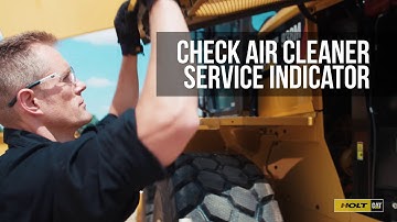 HOLT CAT Quick Tips - Small Wheel Loader Engine Compartment