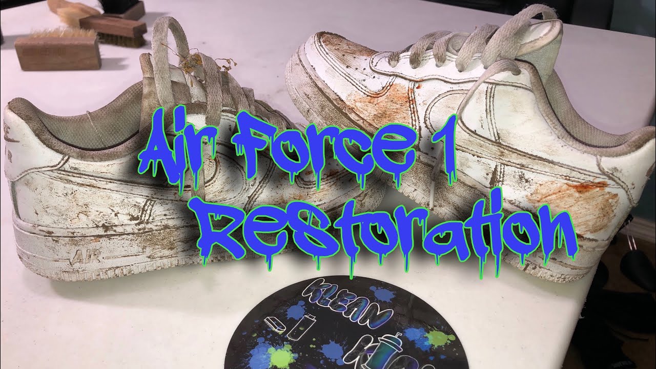 How To Clean Air Force Ones YouTube