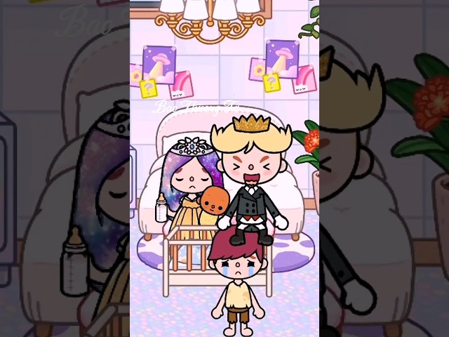 Princess Fall In Love With Poor Boy👸💖🥺 Part4 #tocastory #tocaboca #shorts class=