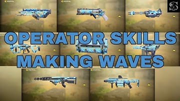 All Epic Operator Skills Making Waves | S7 S8 Tournament Rewards | CODM | COD MOBILE