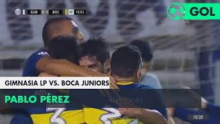 Pablo Pérez (0-1) Gimnasia LP vs Boca Juniors | Fecha 25 - Superliga Argentina 2017/2018