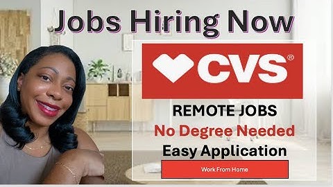 CVS Is Hiring! | Remote Jobs | Work From Home Jobs | Great Pay & Benefits