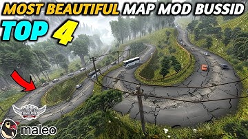 DOWNLOAD! 🔥 TOP 4 Most Beautiful Hills Map Mod For Bus Simulator Indonesia।Bussid Mod Map 4.3.3