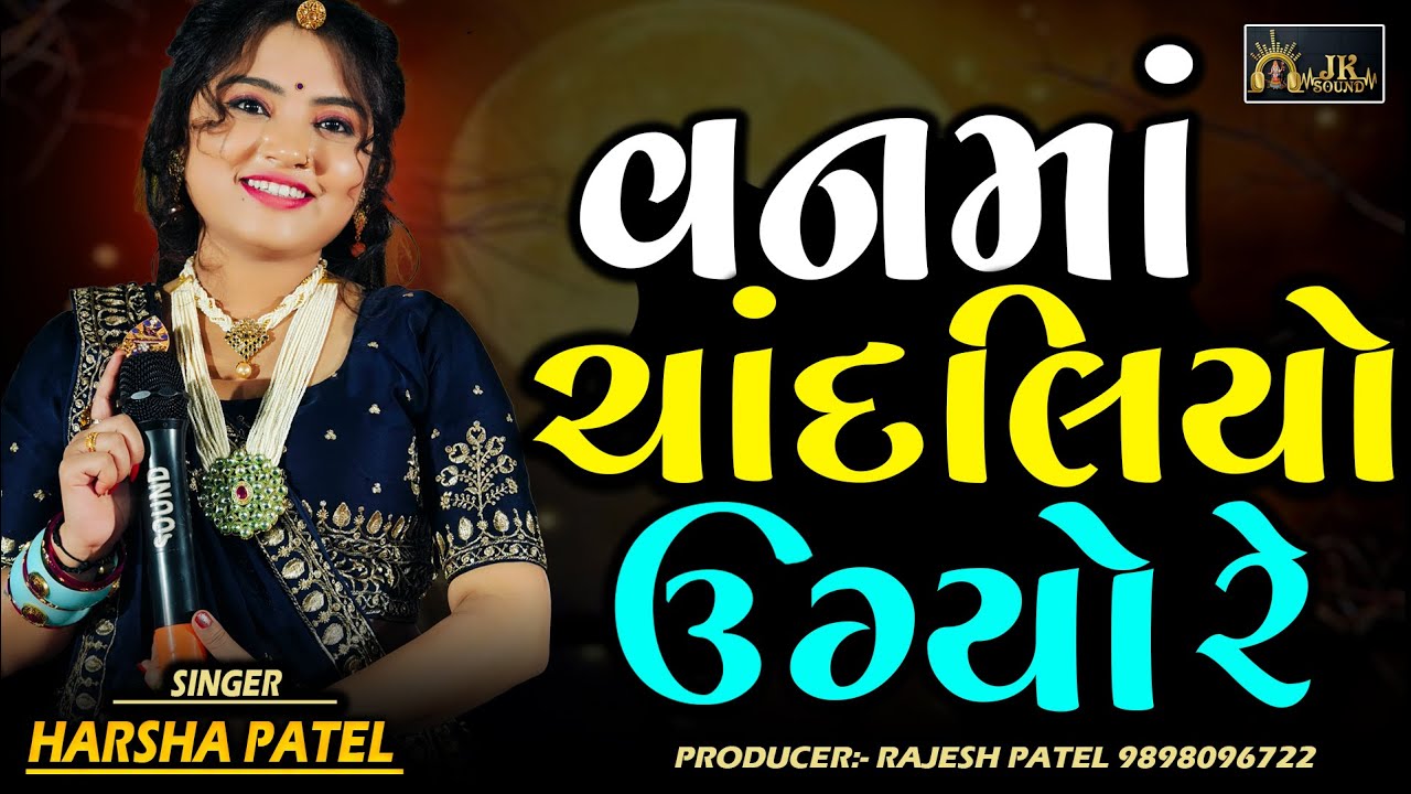 Harsha Patel || Vanma Chandaliyo Ugyo Re || Rasiyo Rupalo Rang Reliyo || Gujarati Non Stop Garba
