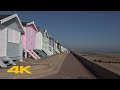 Frinton-on-Sea Walk: Town Centre &amp; Beach【4K】