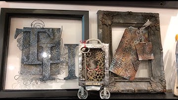 Sizzix Inspiration using Tim Holtz Products - Creativation 2020