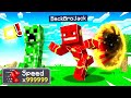 Playing as THE FLASH in Minecraft! (speedsters)