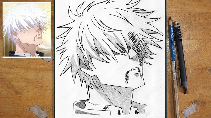 How to Draw Gojo Satoru Step by Step Tutorial | Easy Anime Drawing