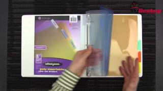 Wilson Jones Tab Divider Options Demo