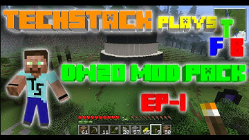 TechStack Plays the  FTB Direwolf20 Pack - Ep 1 -The Epic Wizard Tower Begins.