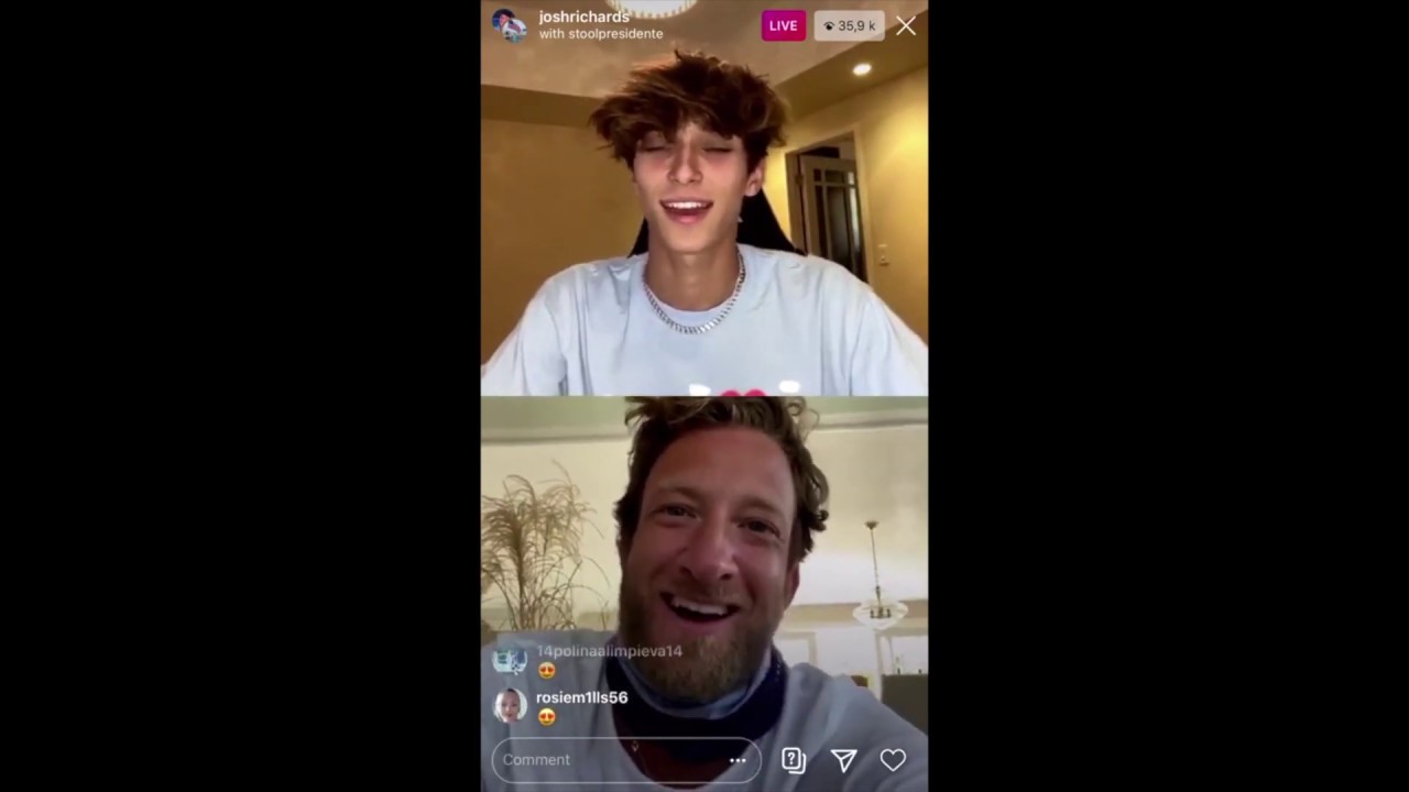 Josh Richards IG LIVE and talks about Nessa and Lilhuddy and drama| July 8   