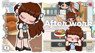 After work night routine 🖥️🌌 | Game world roleplay| @gameworld.lifestory 