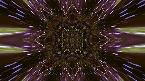 Free Background, Kaleidoscope, Geometry, Space, Futuristic, Fractal, Lights, Abstract Animation HD