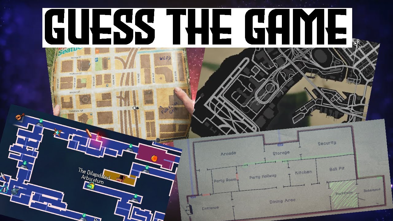 Can You Guess 100 Games by Map? | Super Hard Game Quiz