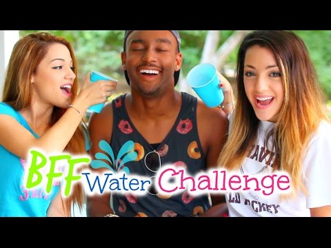 NikiAndGabiBeauty's Best Friend Tag With Ice Water Challenge!