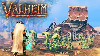 WIPING OUT a GOBLIN VILLAGE! Valheim Episode 22