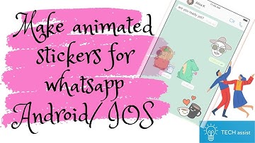 How to make animated sticker for whatsapp - Android/iOS