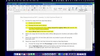 02 cengage Mindtap excel capstone part 2 SAM