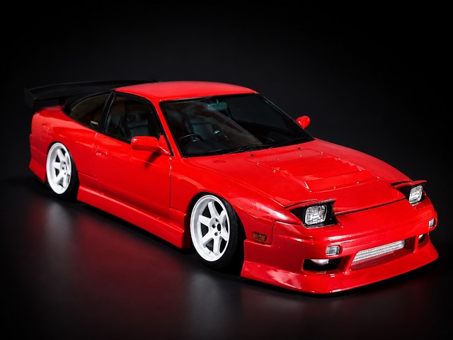 〚塗装完成品〛アオシマ1/24 RPS13 180SX URAS unboxing fullbuild AOSHIMA 1/24 URAS RPS13 180SX Ver.1 Scale Car