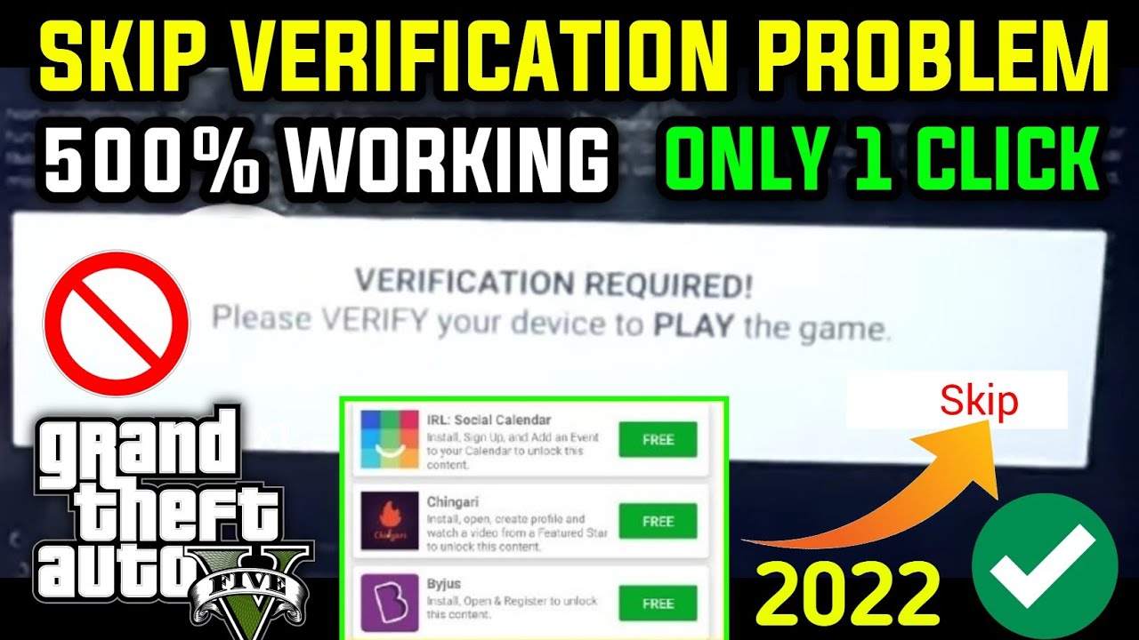 How to skip the human verification in GTA 5 after downloading its APK -  Quora