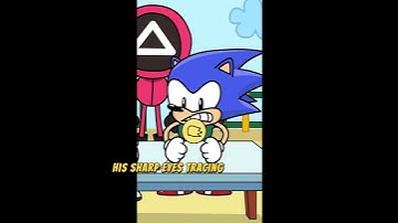 Sonic Squid Game Dalgona Candy #sonicvsanimation