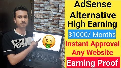 Best High Paying Adsense Alternative With Earning Proof & Traffic | Instant Approval Any Website