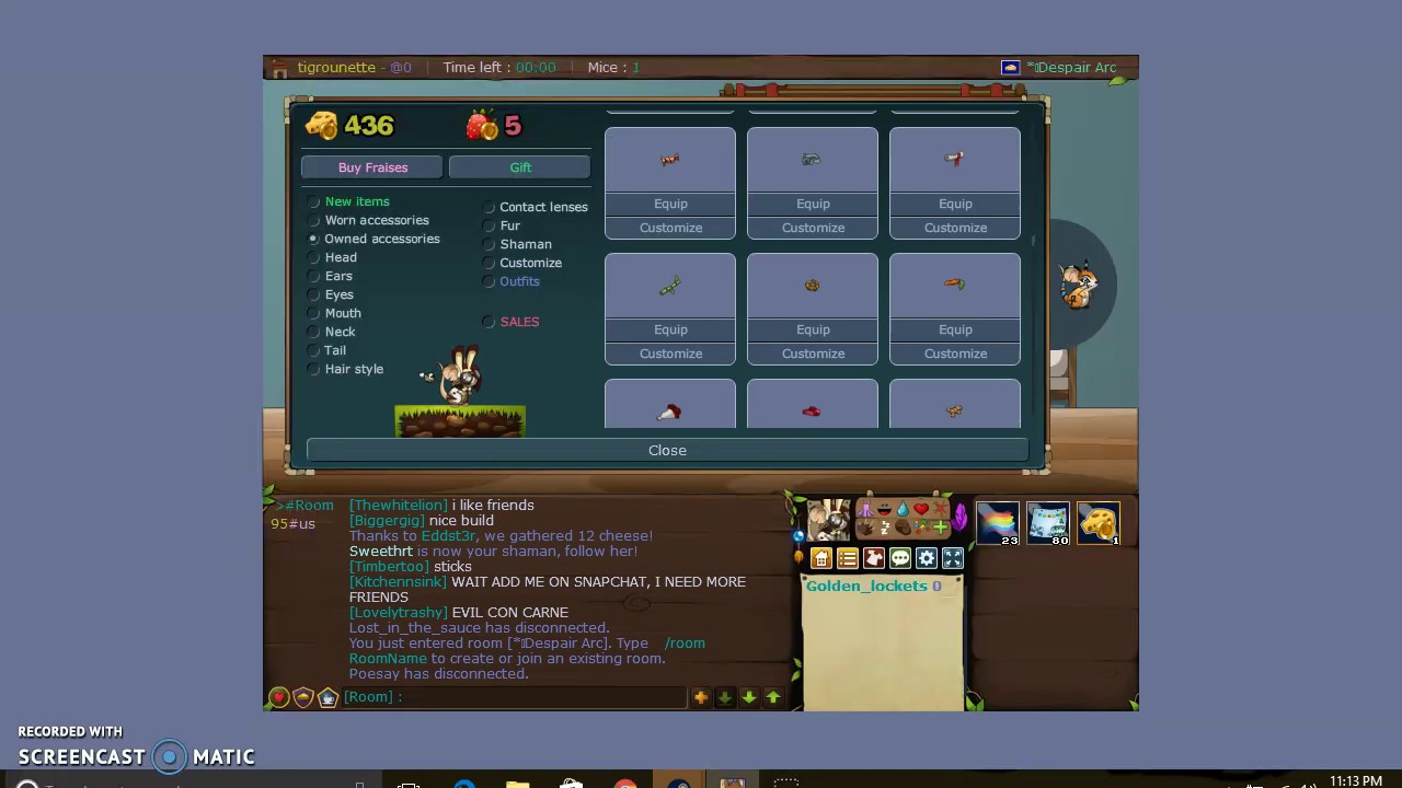 Selling Transformice Account for USD / Other Game Currency