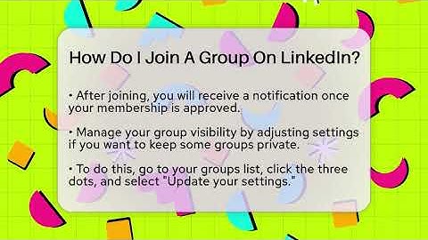 How Do I Join A Group On LinkedIn? - Everyday-Networking