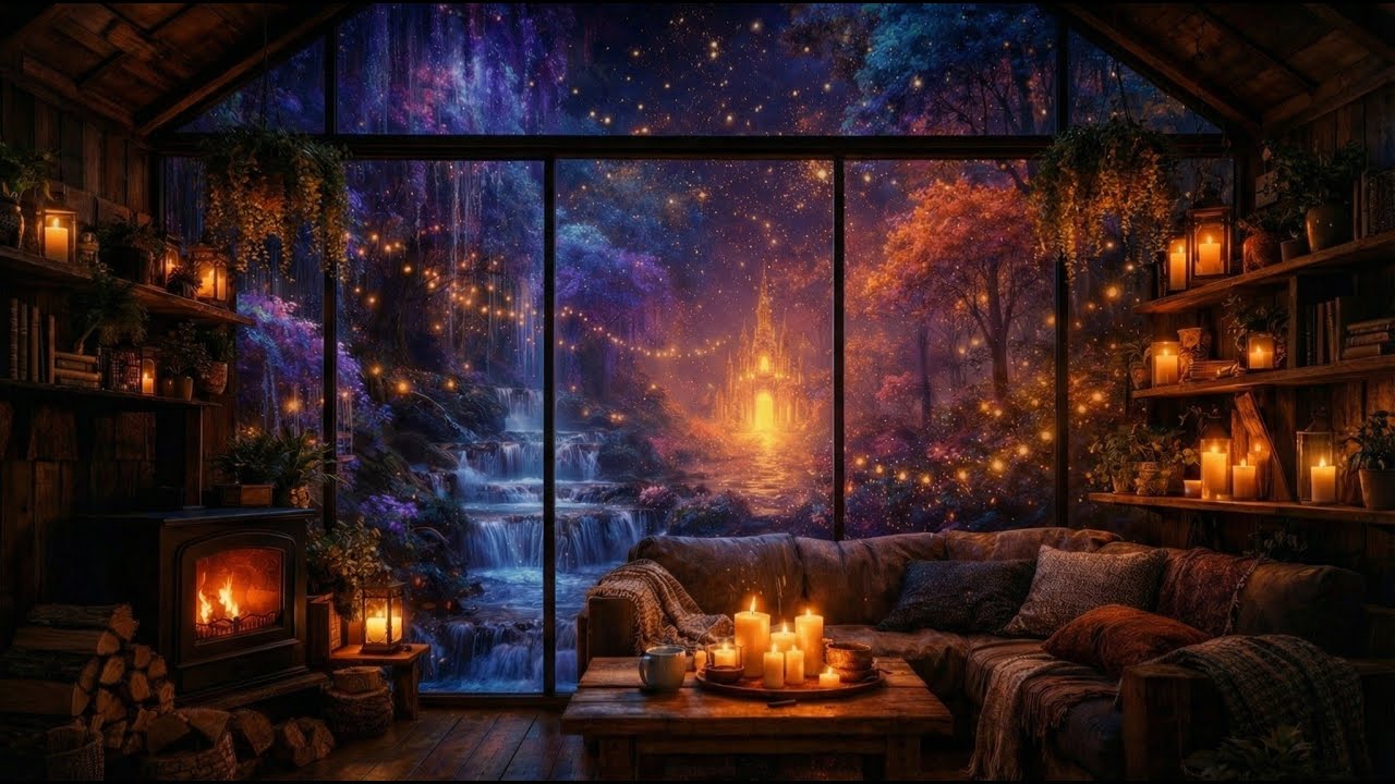 Fall Asleep Instantly to Rain in a Magical Forest  Deep Sleep & Stress Relief (No Loop)